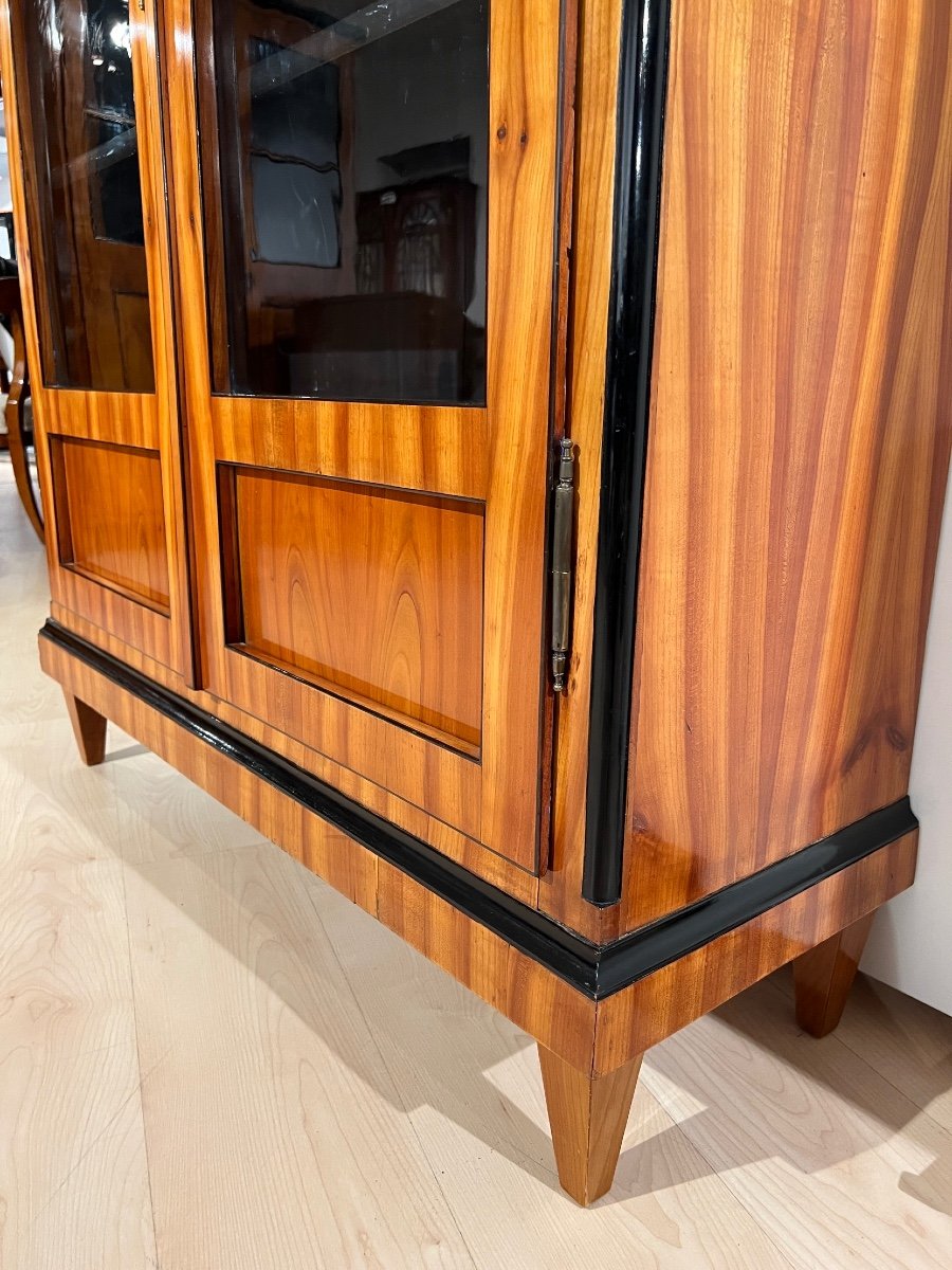 Biedermeier Bookcase, Cherry Veneer, South Germany Circa 1820-photo-1