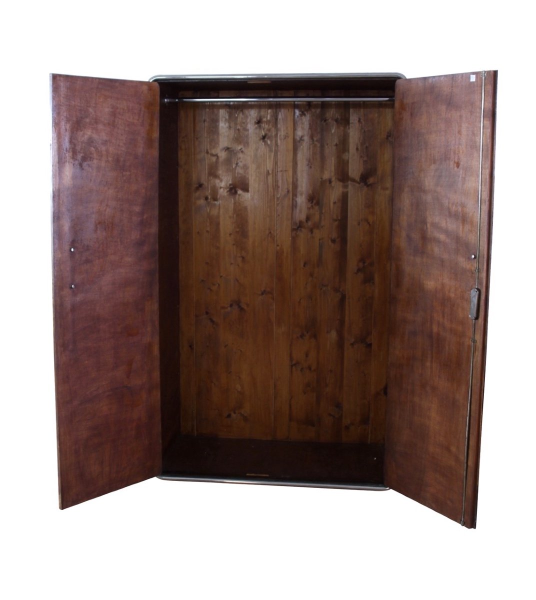 Bauhaus Cabinet, Painted Wood And Steel Tube, Germany Circa 1930. -photo-4
