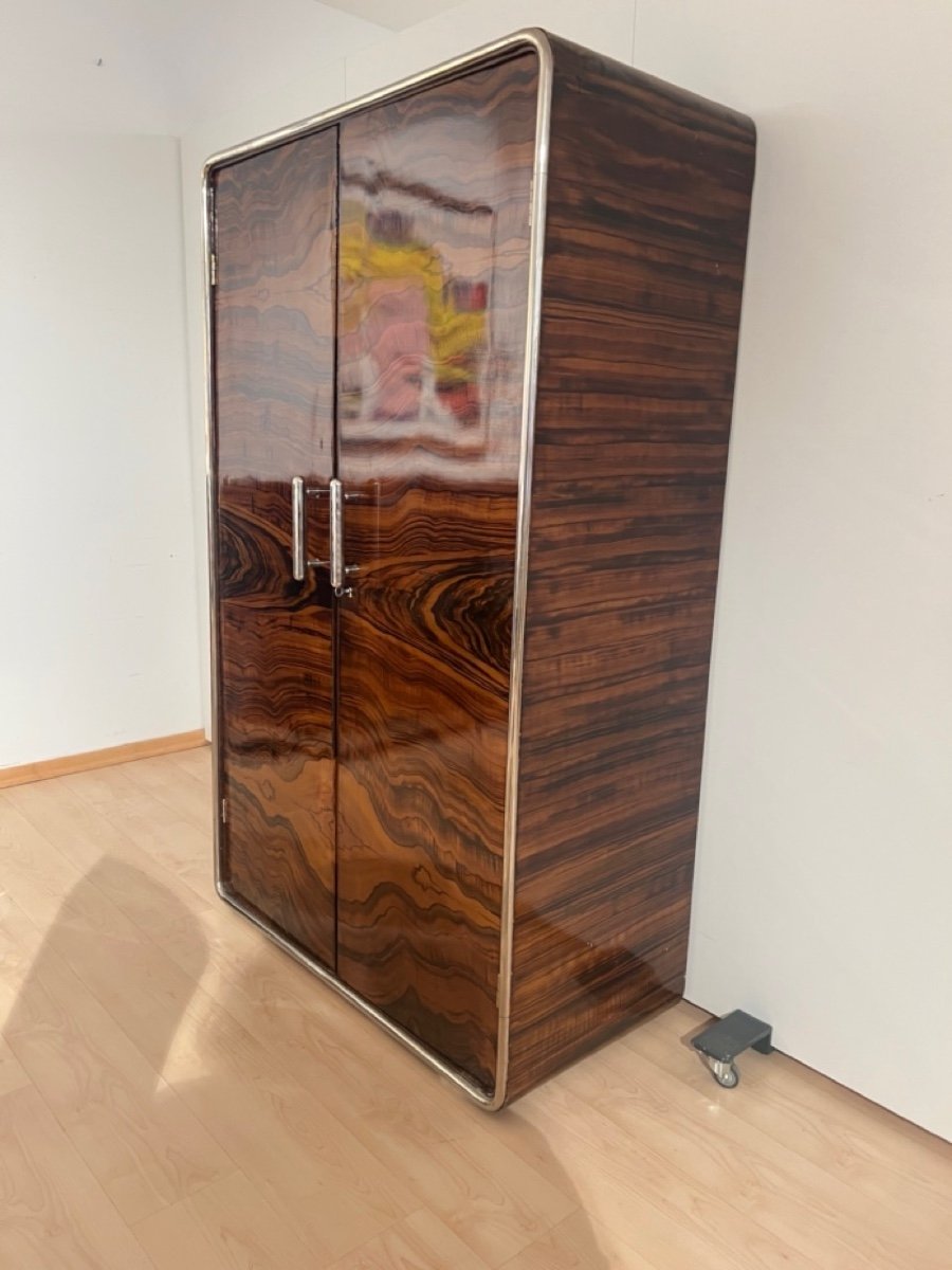 Bauhaus Cabinet, Painted Wood And Steel Tube, Germany Circa 1930. -photo-8