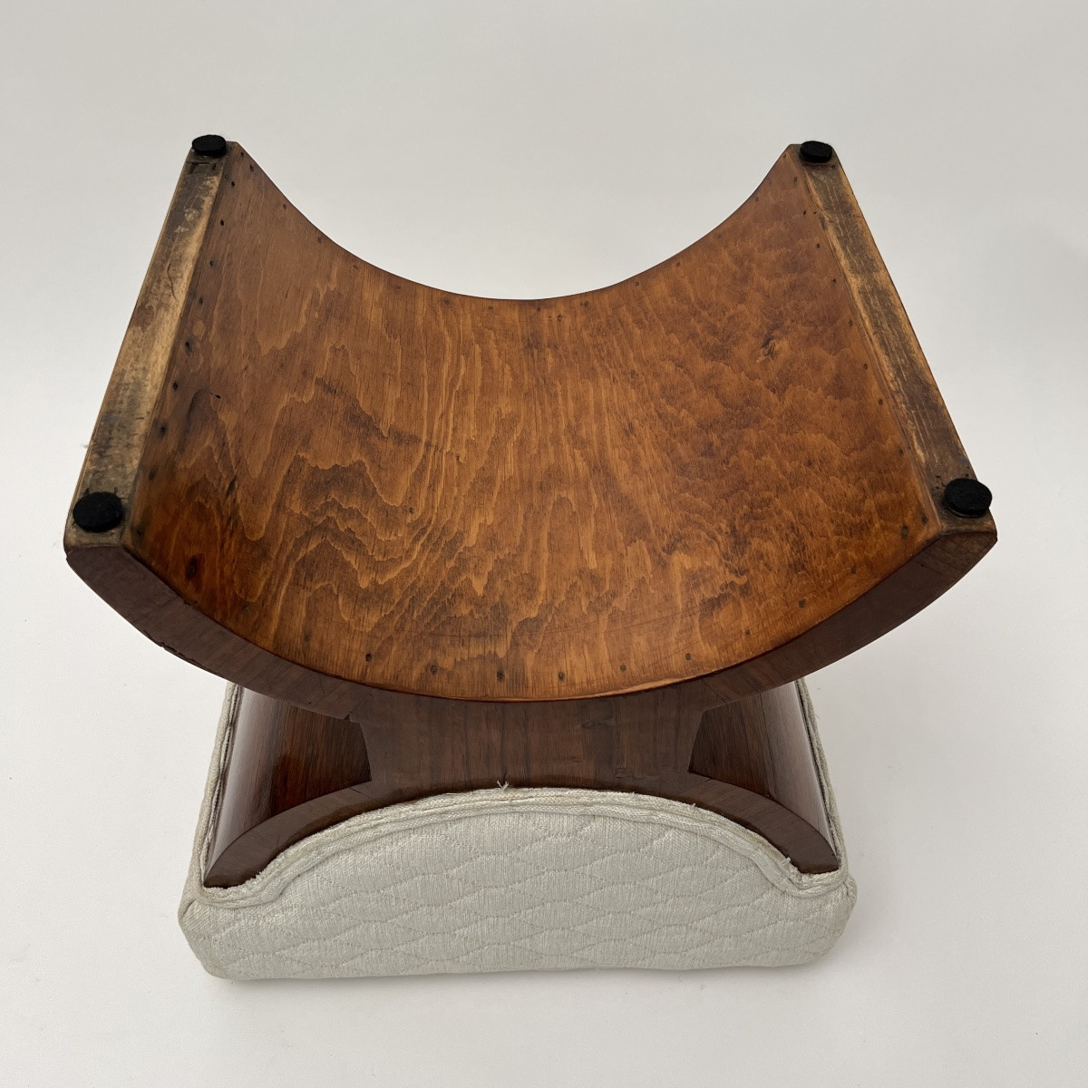 Tabouret Art Déco, Placage De Palissandre, France Circa 1930-photo-1