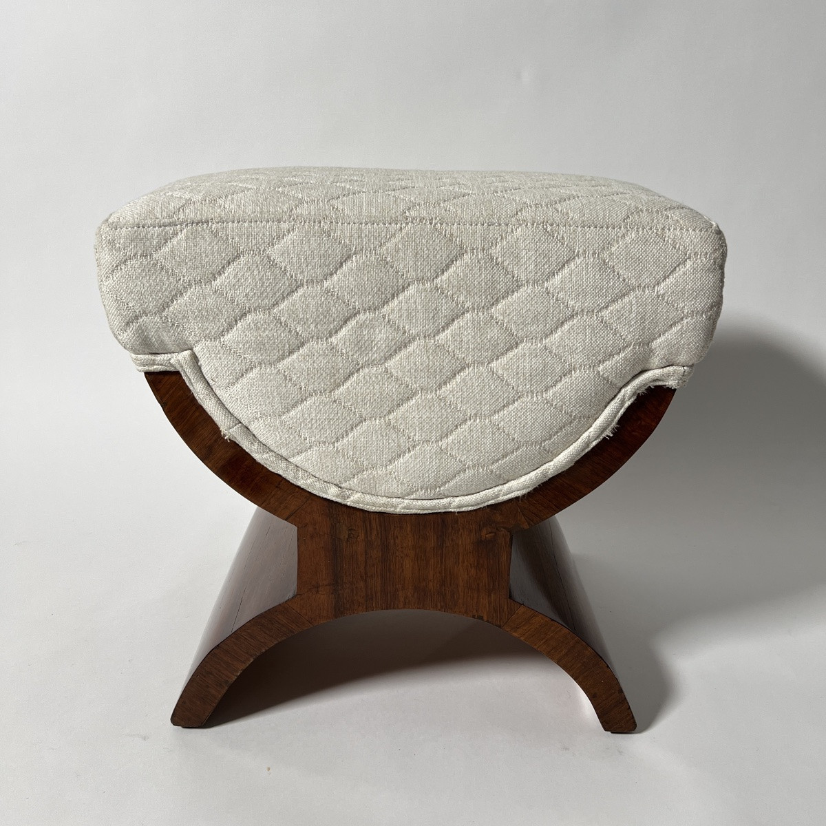 Tabouret Art Déco, Placage De Palissandre, France Circa 1930-photo-3