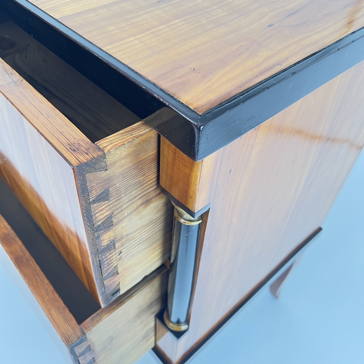 Biedermeier Commode, Cherry Veneer, Germany Circa 1820-photo-1