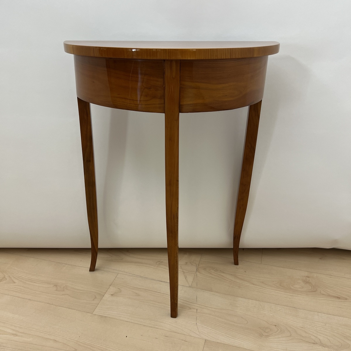 Console Biedermeier Demi-Lune, Bois de cerisier, Allemagne du Sud vers 1820-photo-2