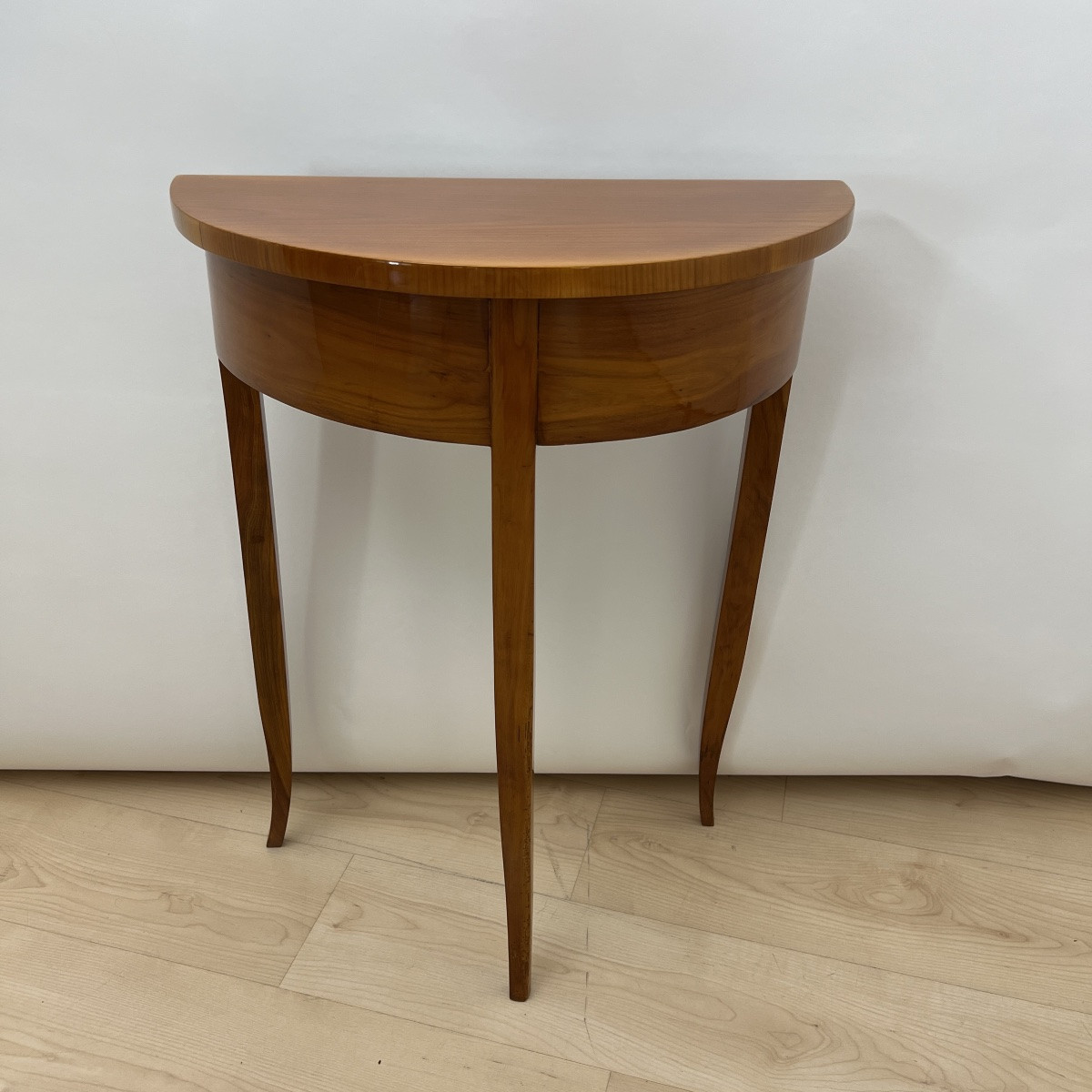 Console Biedermeier Demi-Lune, Bois de cerisier, Allemagne du Sud vers 1820-photo-2