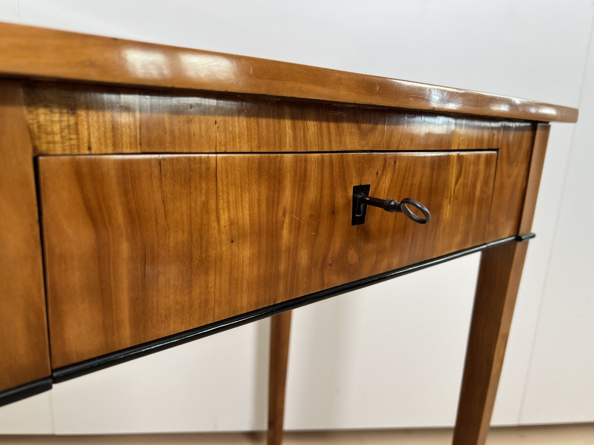 Biedermeier Side Table, Cherry Wood, South Germany Circa 1820-photo-4