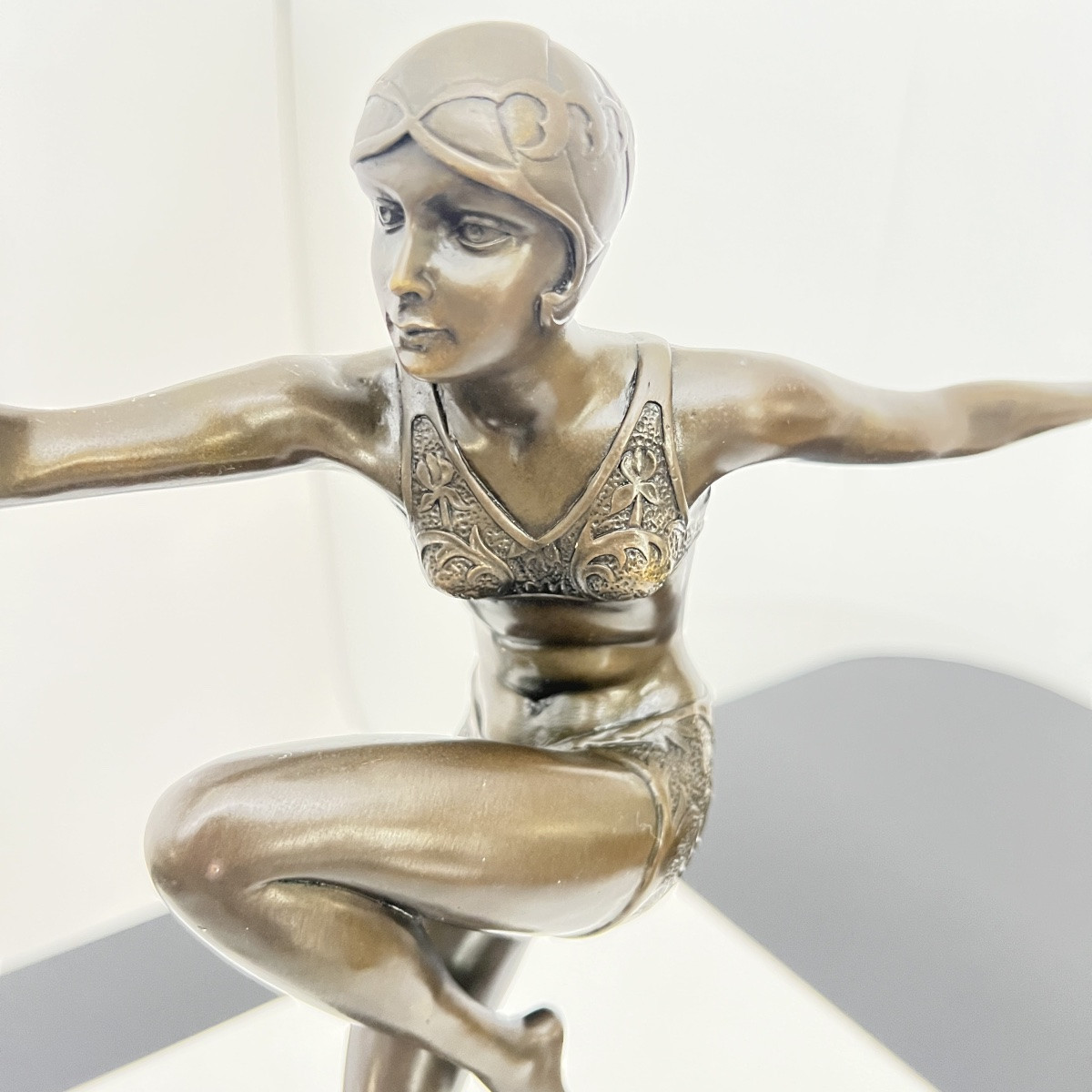 Bronze Danseuse Art déco, ‘Con Brio’, F. Preiss, Berlin, XXe Siècle-photo-3