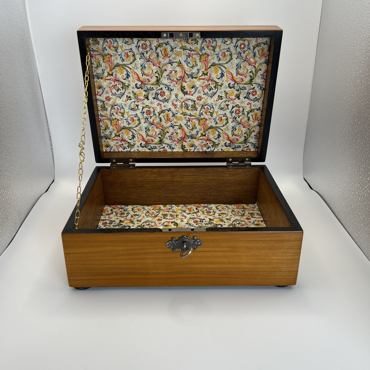  Coffret Biedermeier en Placage de Cerisier, Sud de l'Allemagne, Vers 1820-photo-4