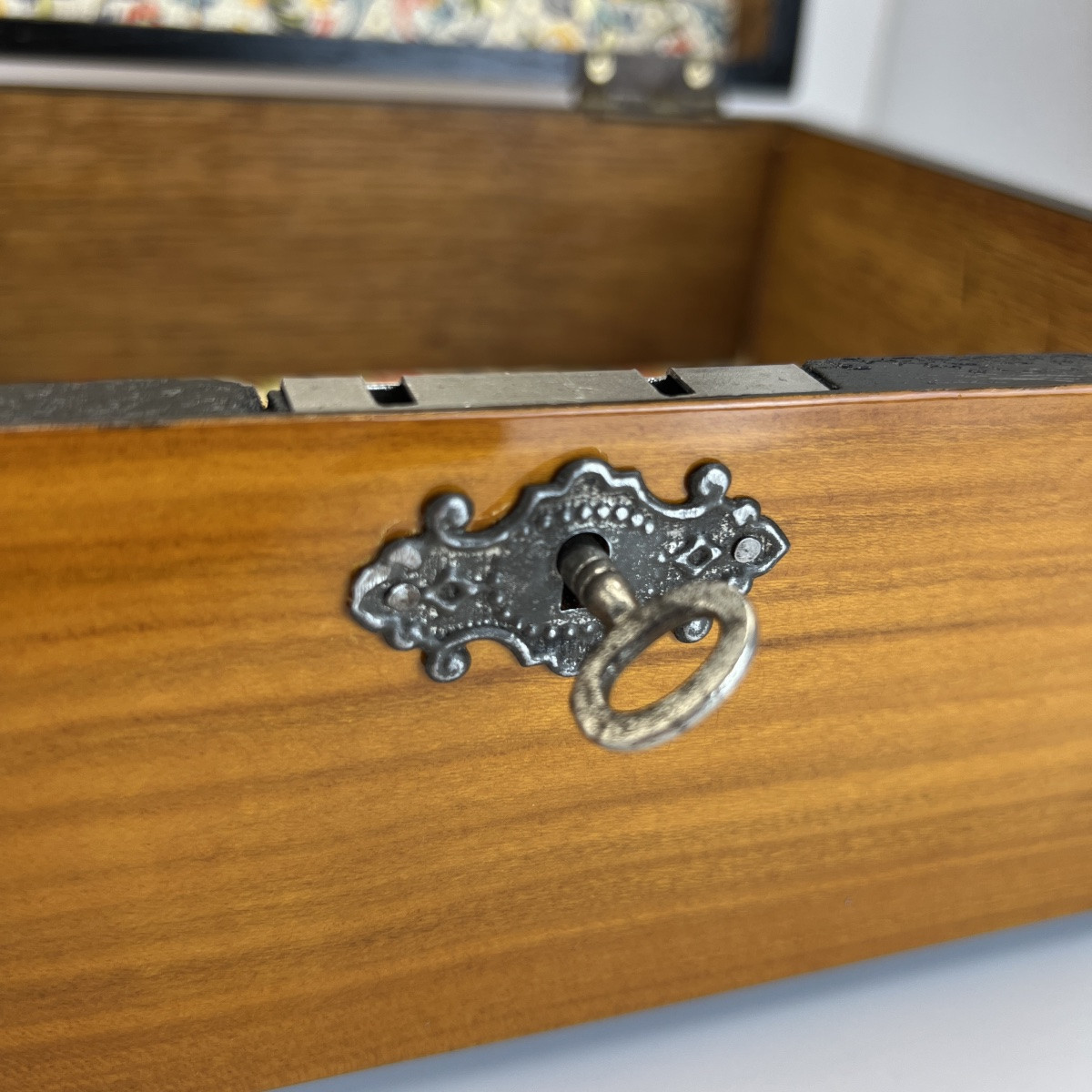  Coffret Biedermeier en Placage de Cerisier, Sud de l'Allemagne, Vers 1820-photo-5