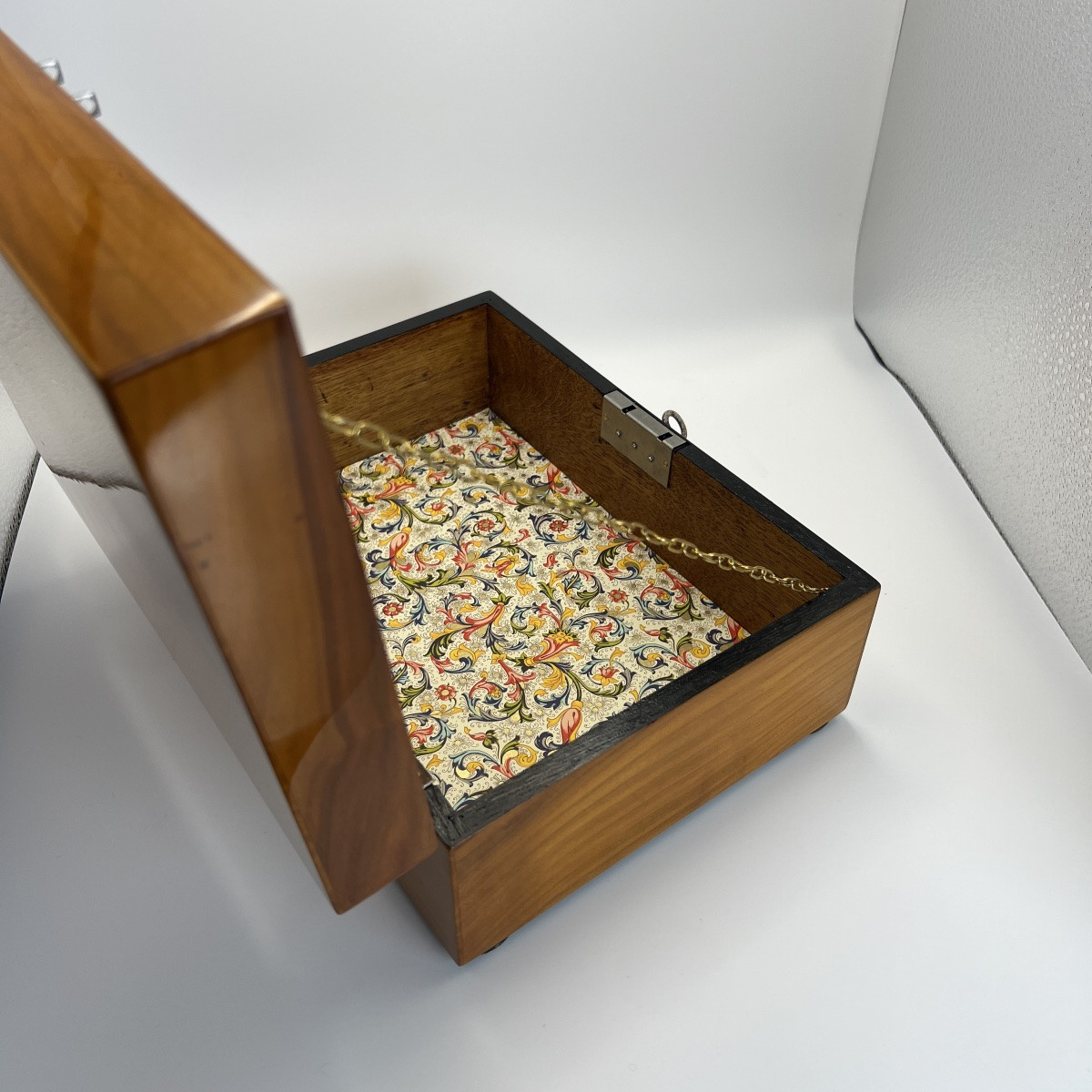  Coffret Biedermeier en Placage de Cerisier, Sud de l'Allemagne, Vers 1820-photo-7