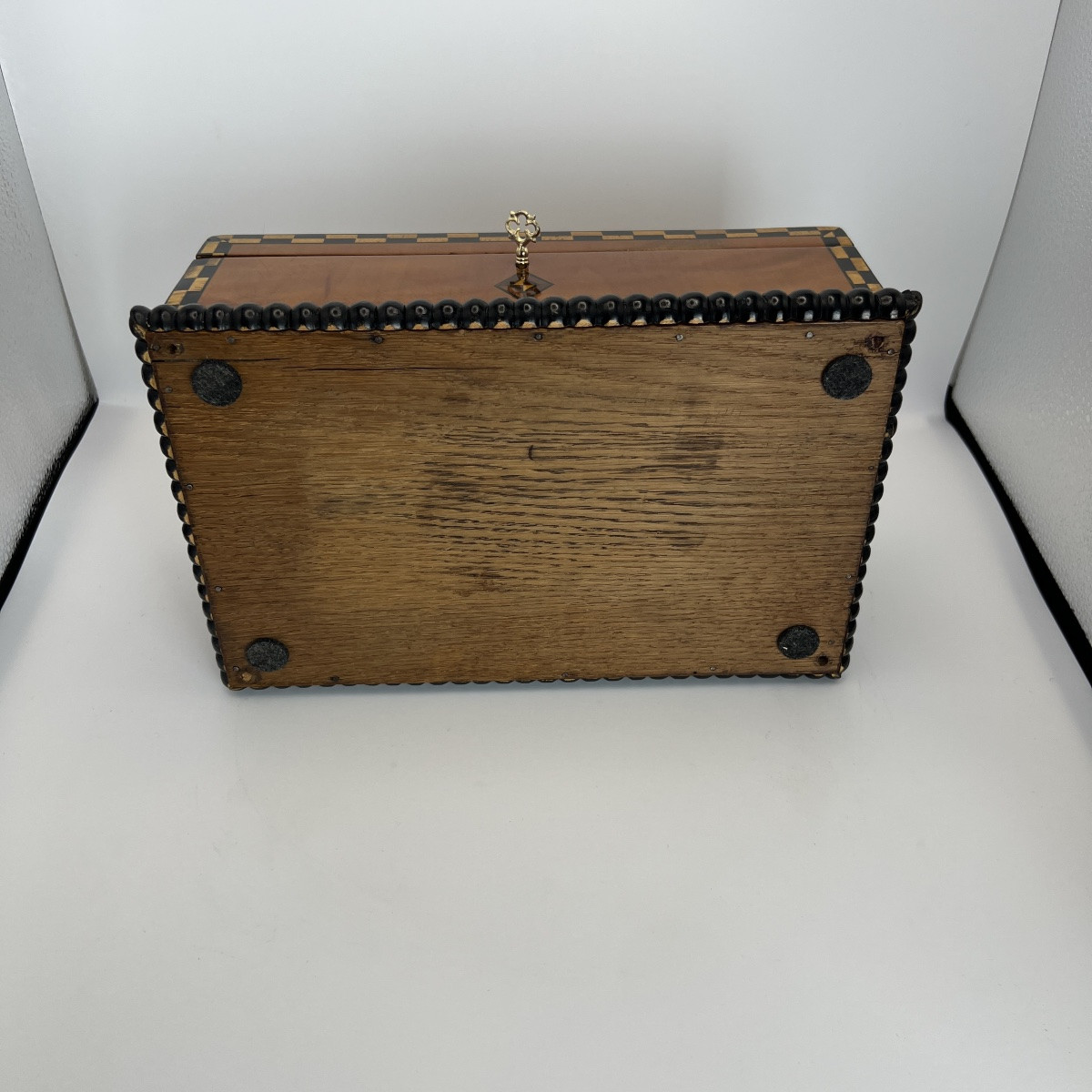 Boîte historique, Bouleau, Marqueterie, Coquillage Allemagne, vers 1880-photo-5