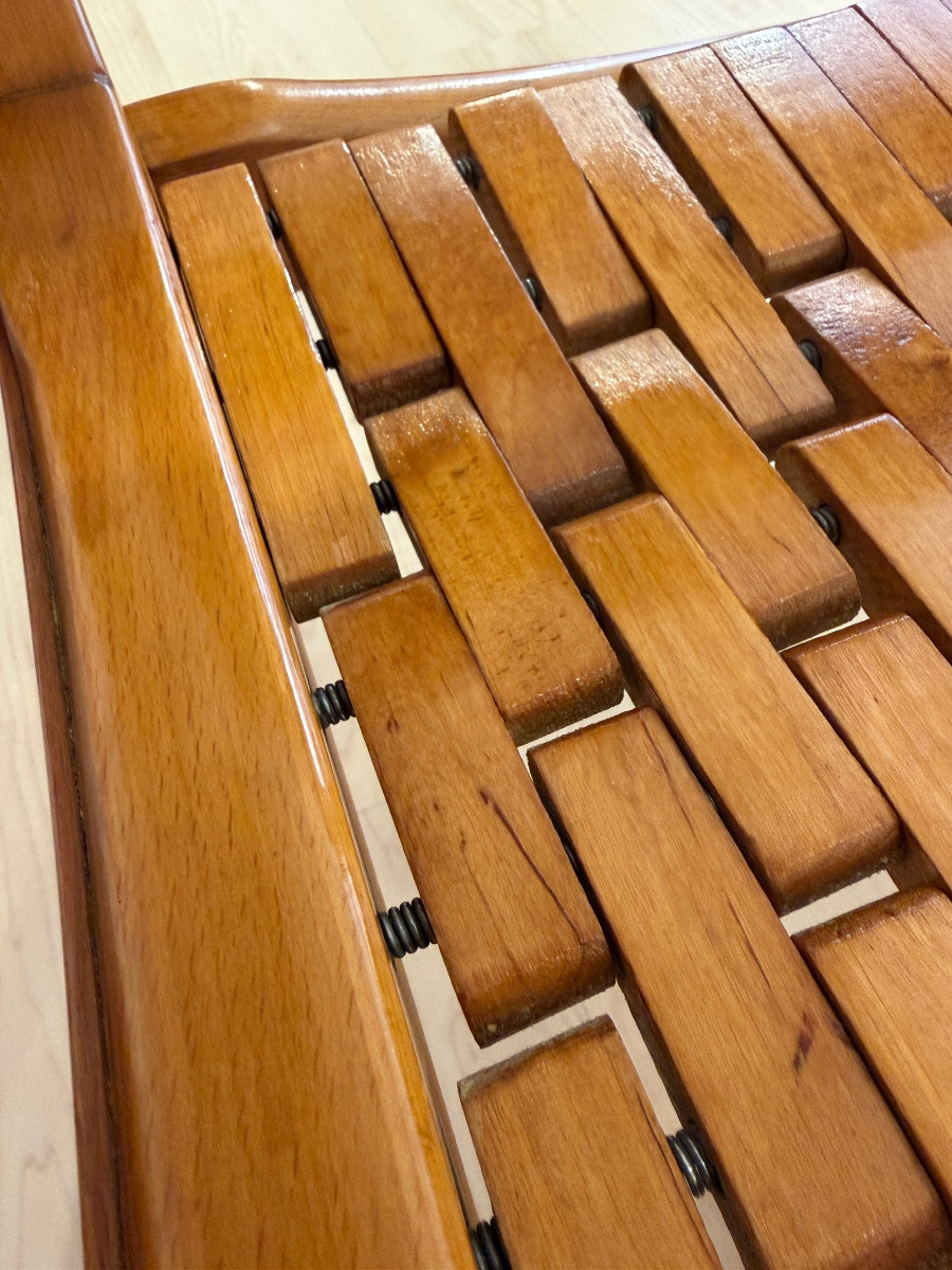 Paire de fauteuils ‚Gelenka‘, hêtre massif, Allemagne, vers 1950-photo-8