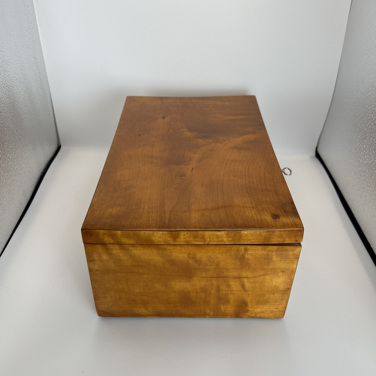 Late Biedermeier Casket, Solid Birch, Northern Germany, Circa 1840-photo-3