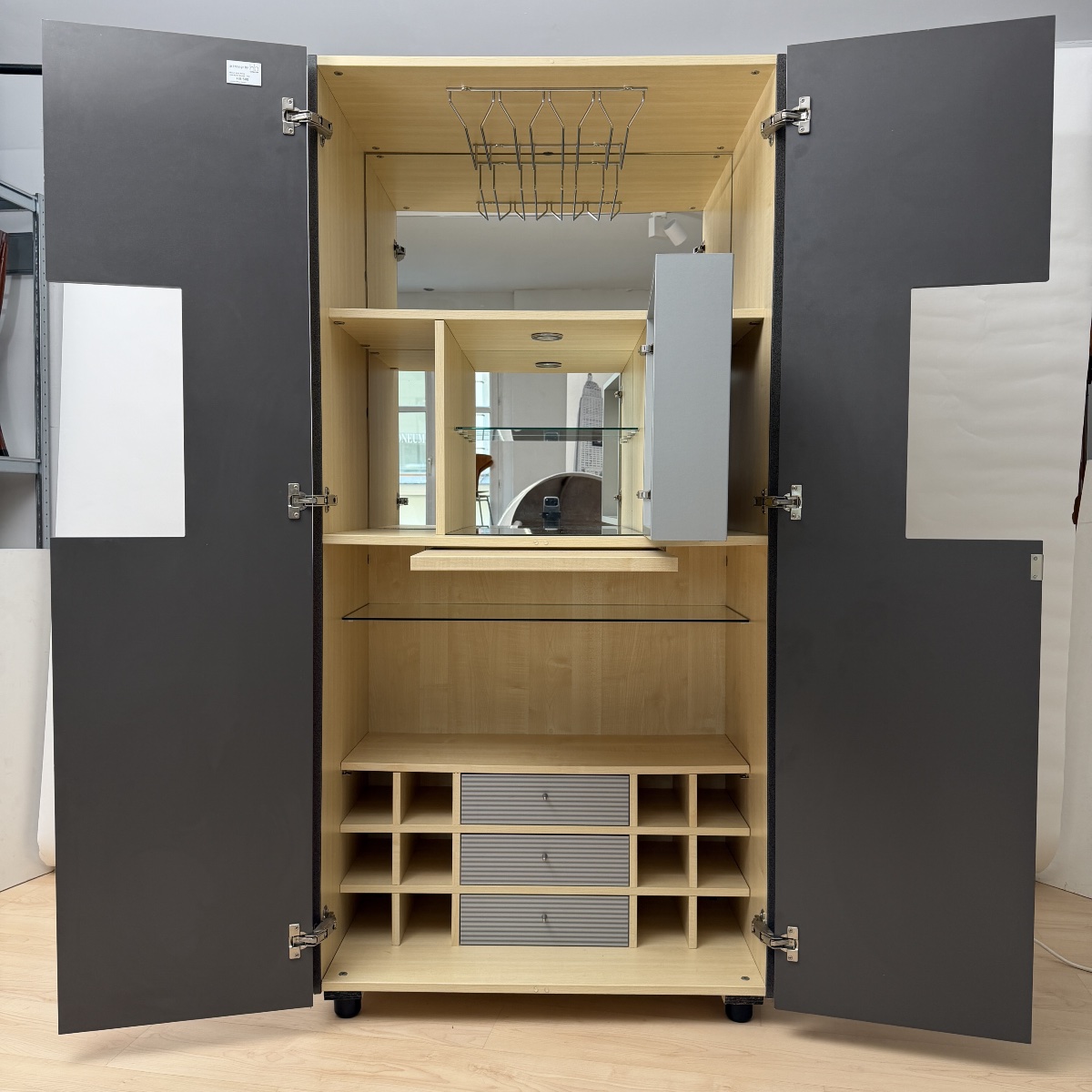 Meuble-bar design ‚Andy Warhol, Gold Marilyn Monroe - 1962 ’ de Hb Collection, Allemagne, 1997-photo-1
