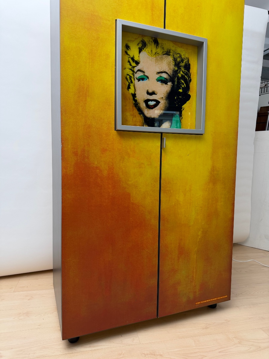 Meuble-bar design ‚Andy Warhol, Gold Marilyn Monroe - 1962 ’ de Hb Collection, Allemagne, 1997-photo-5