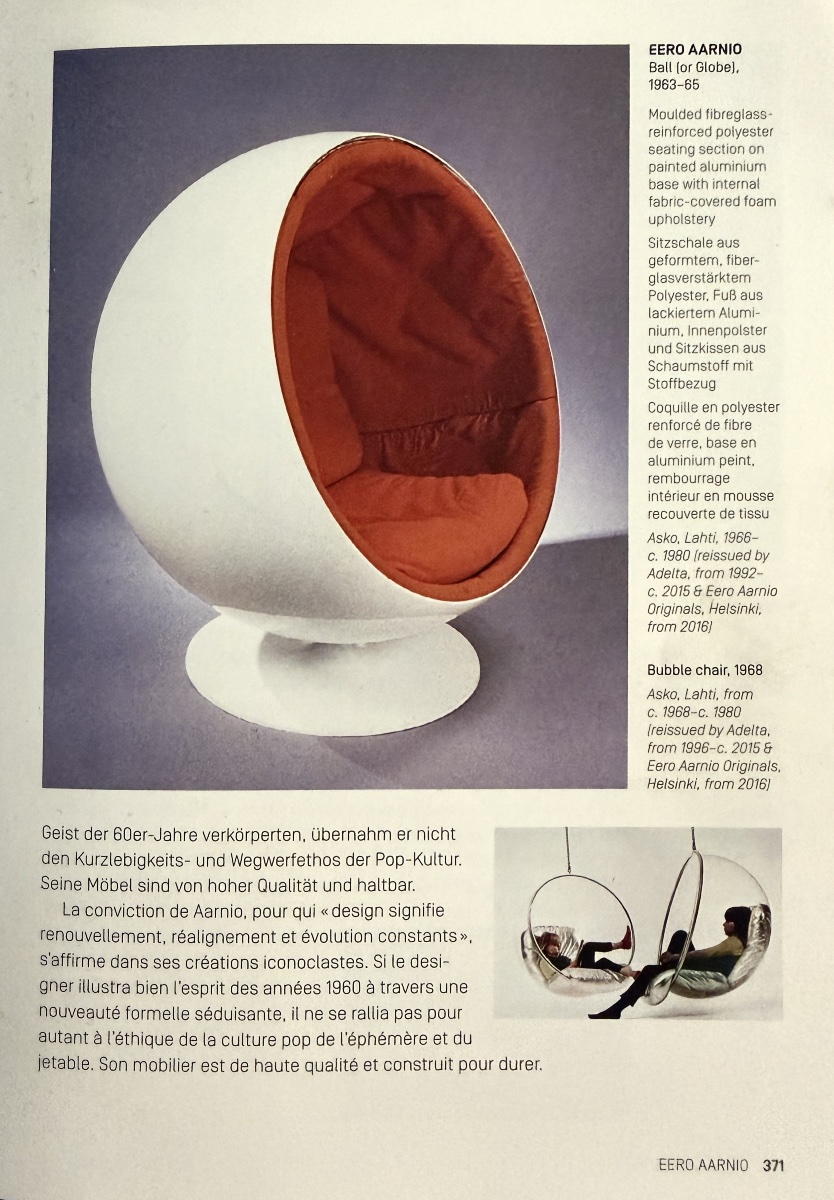 Original Ball Chair By Asko, Eero Aarnio, White And Gray, Finland, 1960s-photo-5