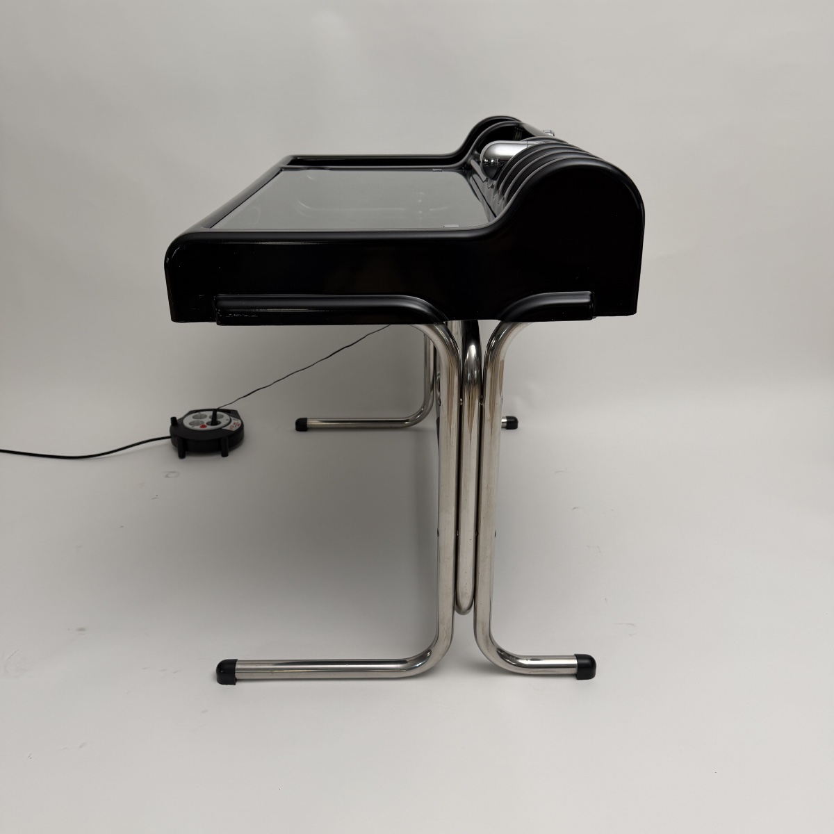 Black “orix” Desk By Vittorio Parigi & Nani Prina For Molteni, Italy, 1970s-photo-2