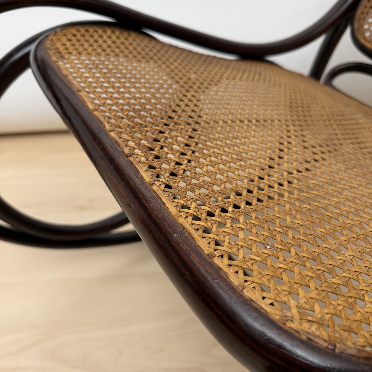 Art Nouveau Rocking Chair Made Of Bentwood, Austro-hungarian, Circa 1900-photo-8