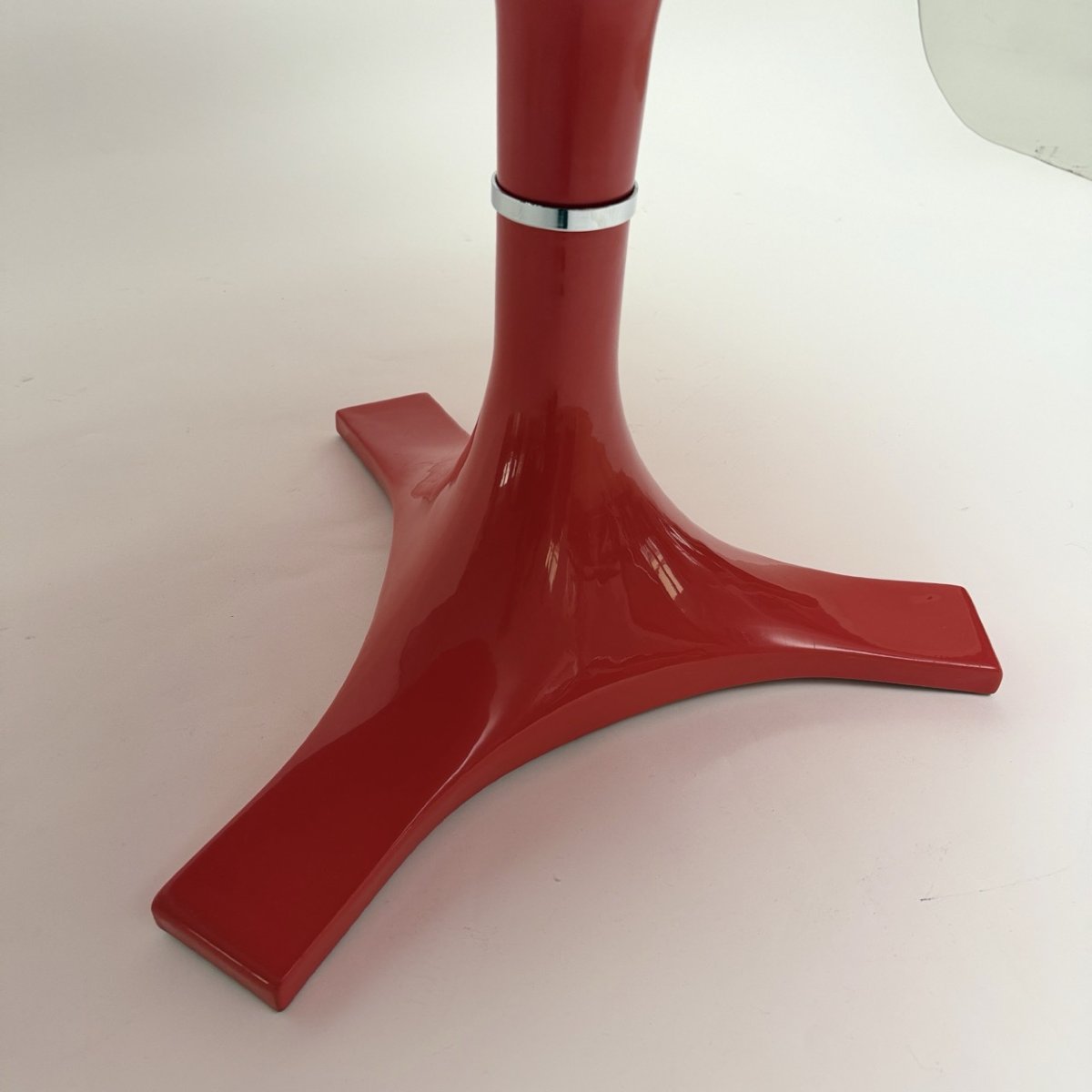 Table de salle à manger rouge, modèle 4997, Kartell, Italie, vers 1970-photo-5