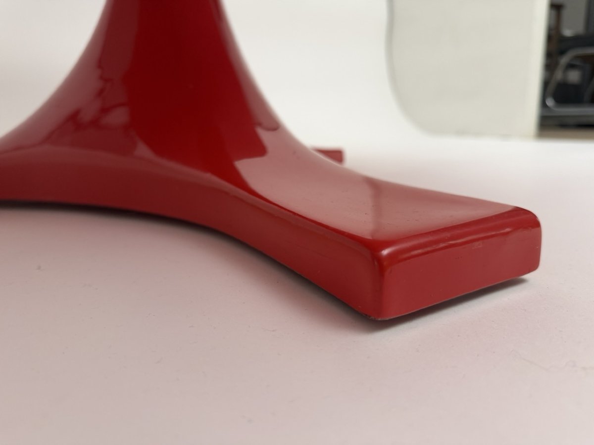 Table de salle à manger rouge, modèle 4997, Kartell, Italie, vers 1970-photo-6