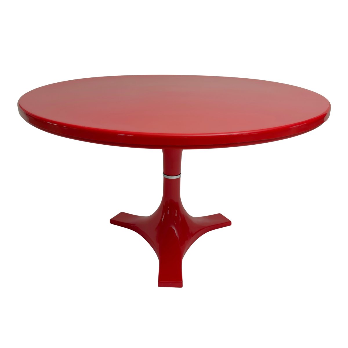 Table de salle à manger rouge, modèle 4997, Kartell, Italie, vers 1970