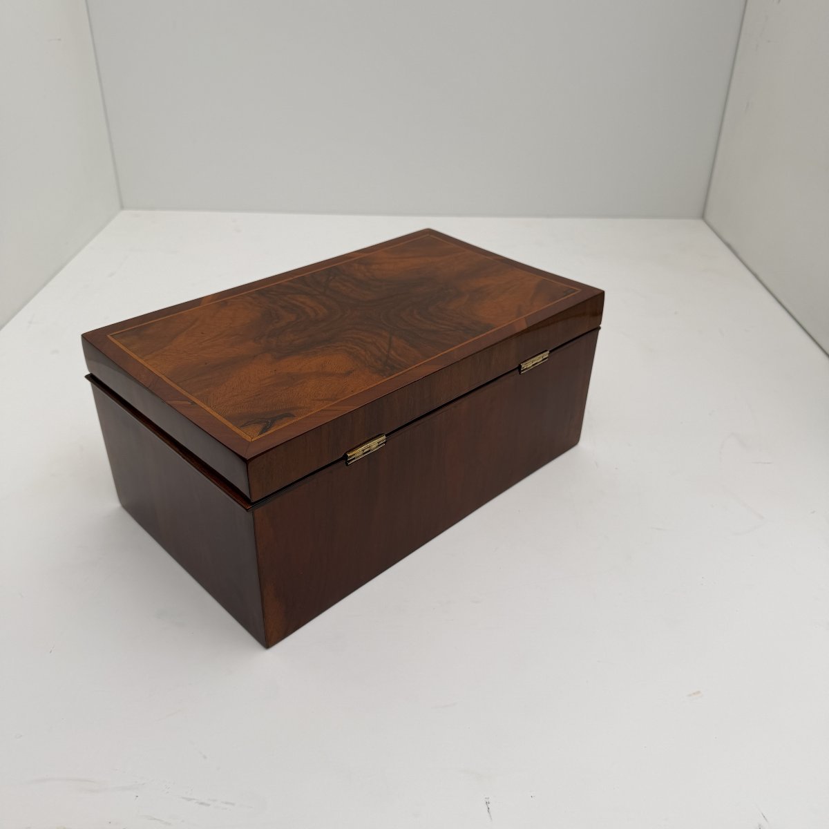 Coffret Biedermeier, noyer, érable, sud de l'Allemagne, vers 1860-photo-4