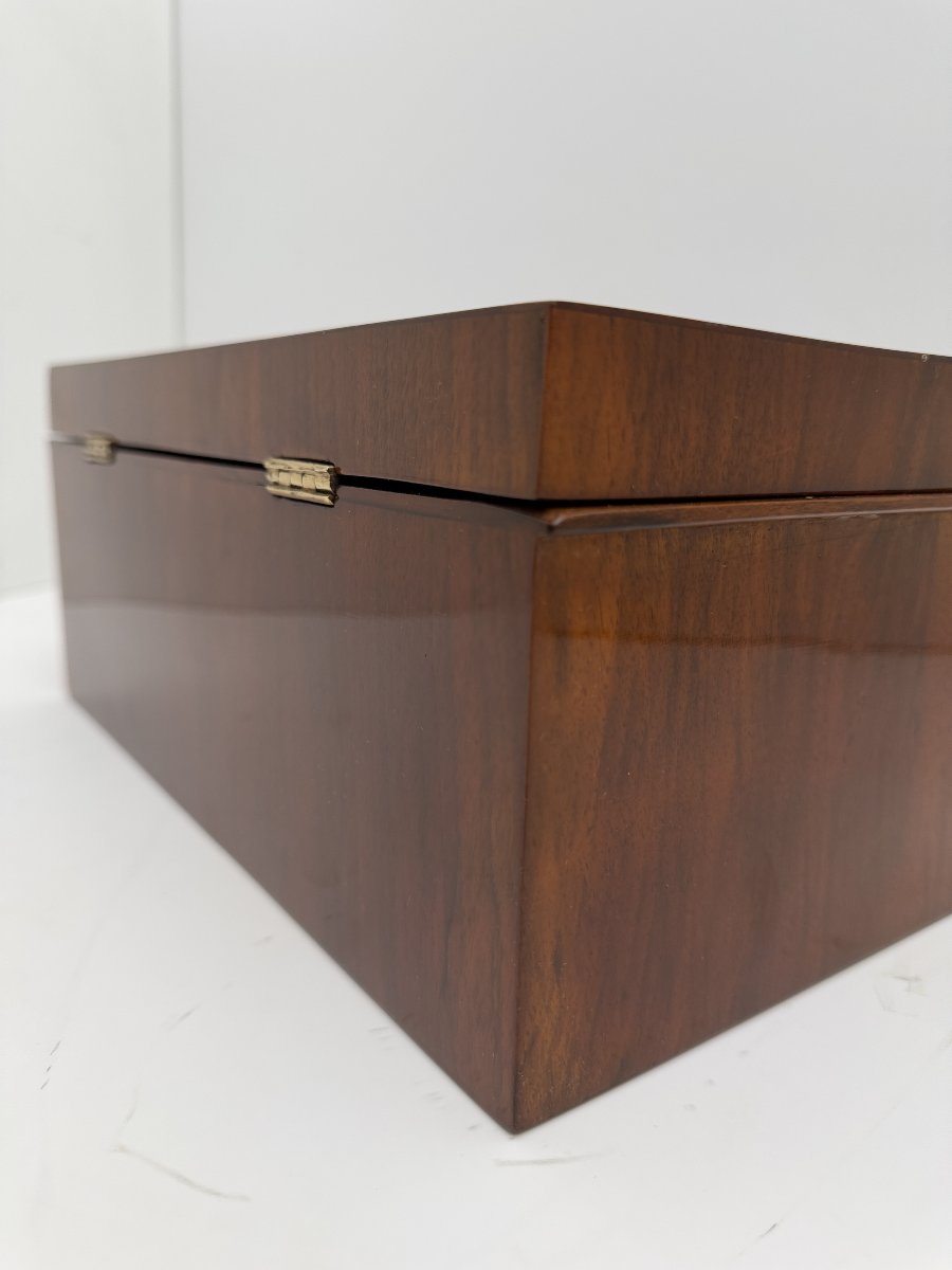 Coffret Biedermeier, noyer, érable, sud de l'Allemagne, vers 1860-photo-5