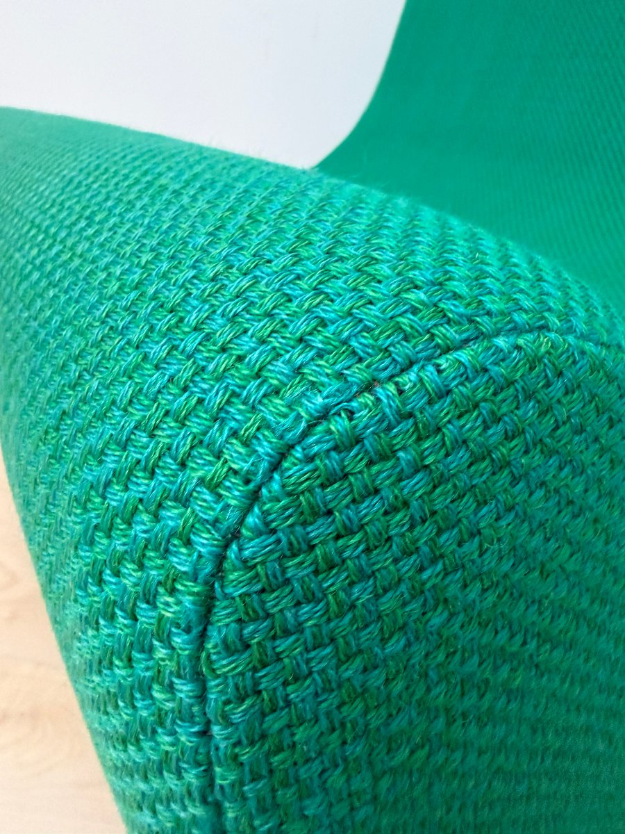 Green Modular Sofa Set "orbis", Luigi Colani For Cor, Germany, Circa 1970-photo-7