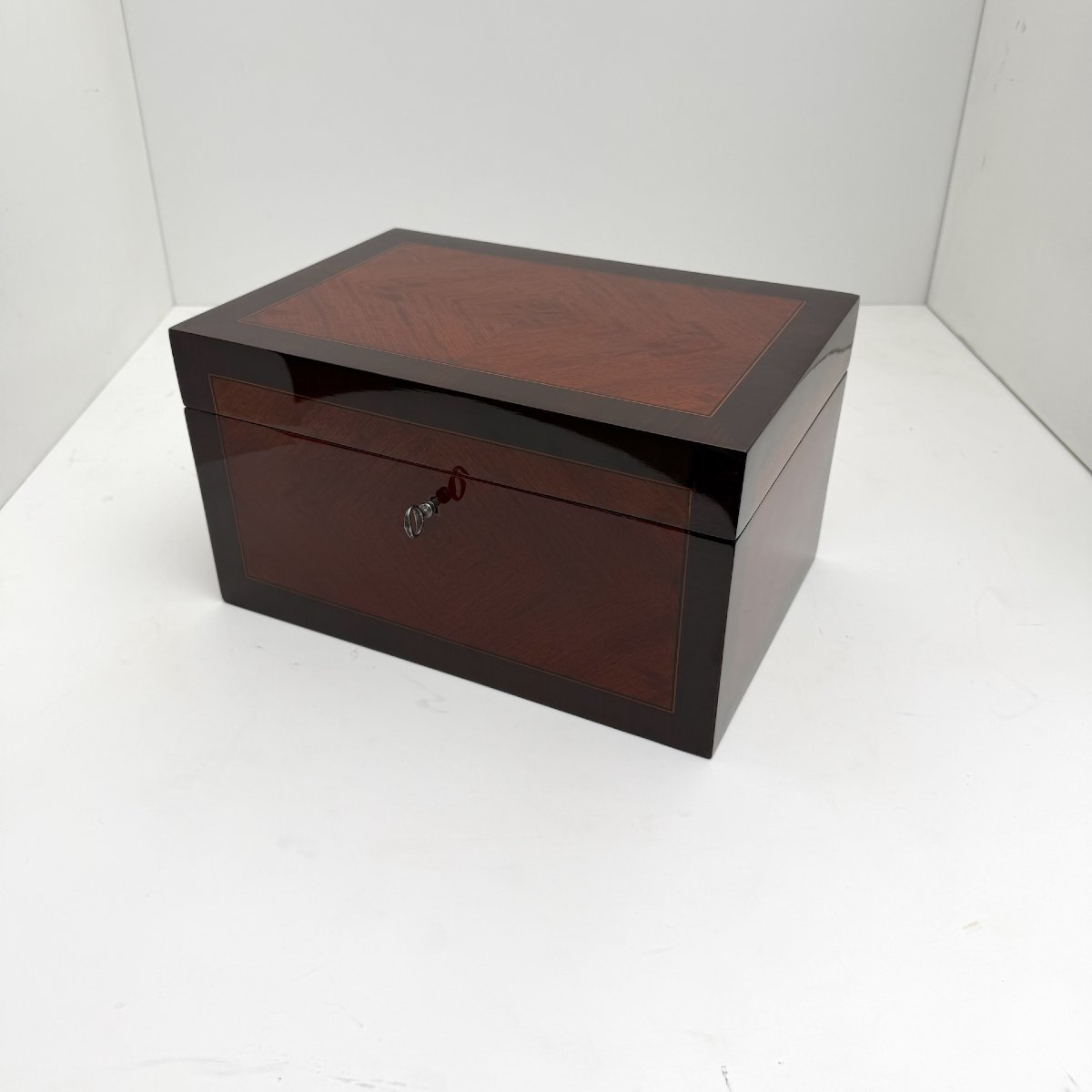 Biedermeier Box, Rosewood, Maple, Ebony, France, Circa 1840-photo-2
