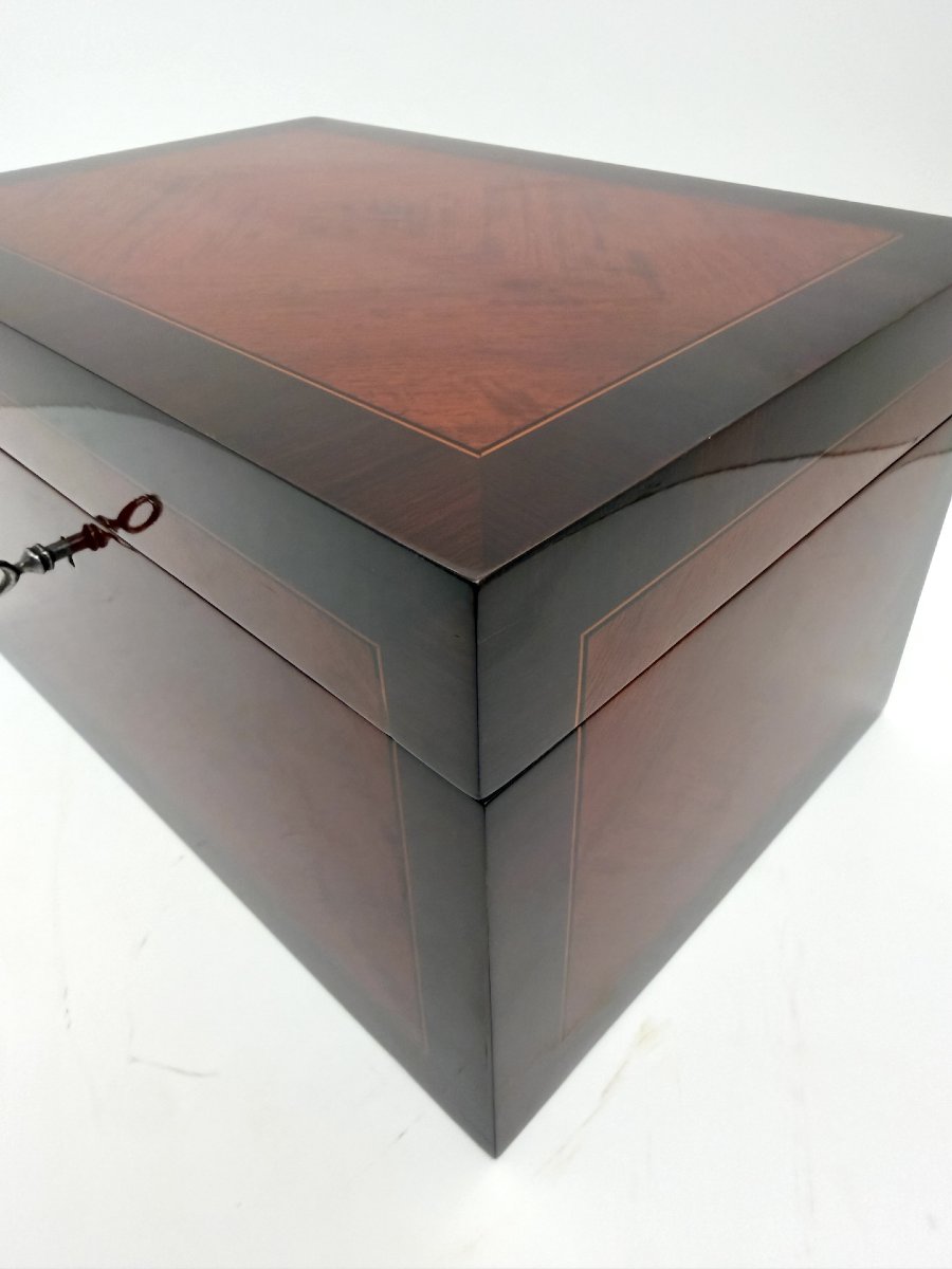 Biedermeier Box, Rosewood, Maple, Ebony, France, Circa 1840-photo-4