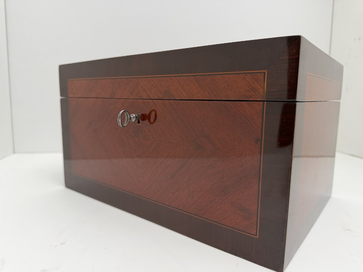 Biedermeier Box, Rosewood, Maple, Ebony, France, Circa 1840-photo-1