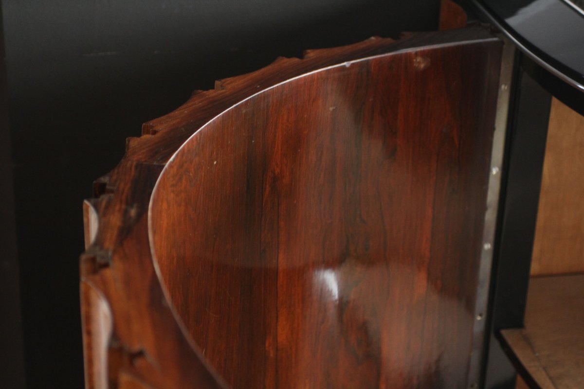 Sideboard Art Déco, Racine d'Amboyna Et Palissandre, France / Paris, Vers 1925-photo-1