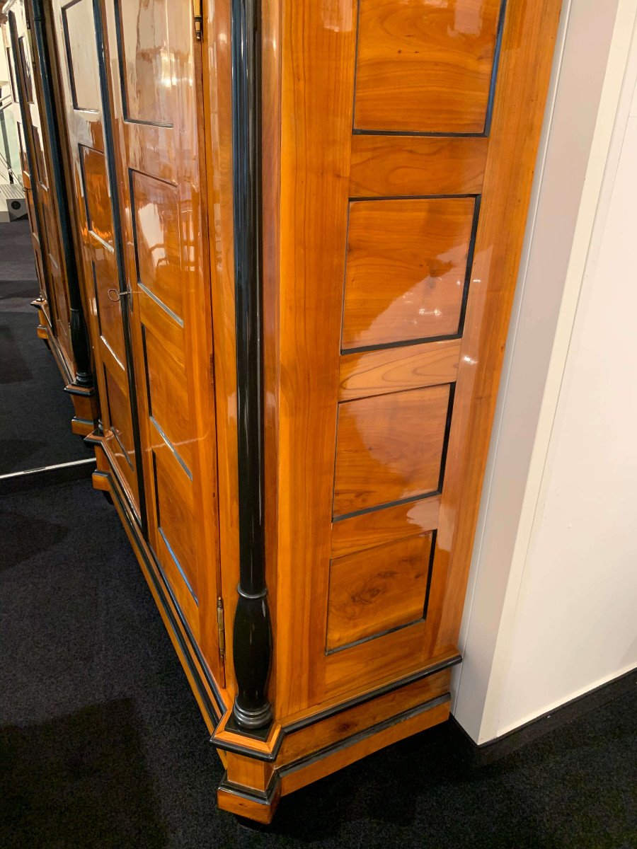 Grand Cabinet Biedermeier, Cerisier, Sud-ouest De l'Allemagne Vers 1820-photo-8