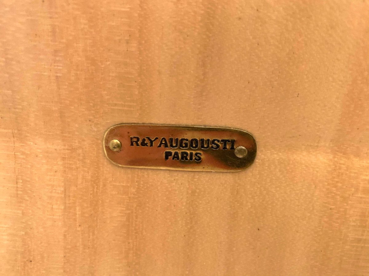 Table Console Moderne En Galuchat Par R&Y Augousti, Paris, France-photo-7