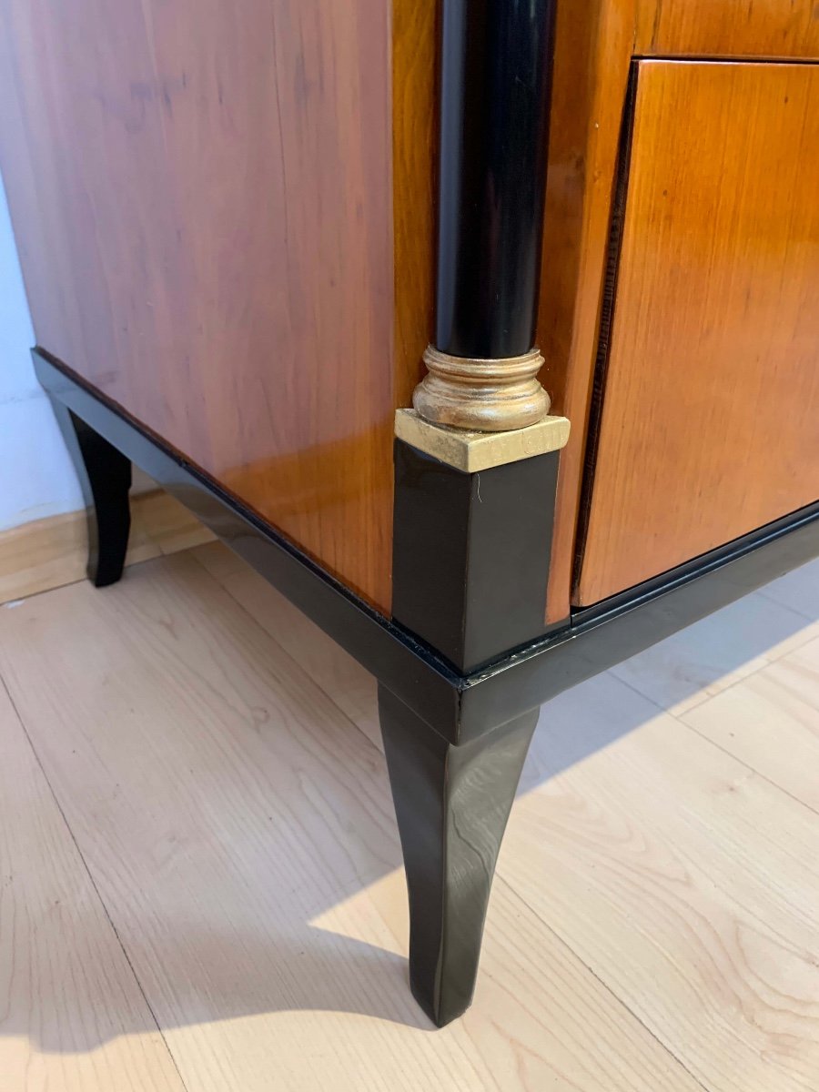 Small Commode, Cherry Veneer, South Germany Around 1820-photo-2