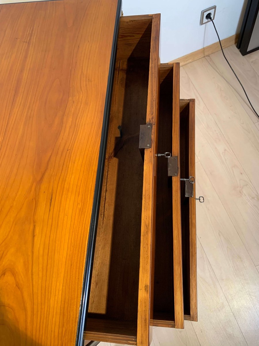 Small Commode, Cherry Veneer, South Germany Around 1820-photo-8