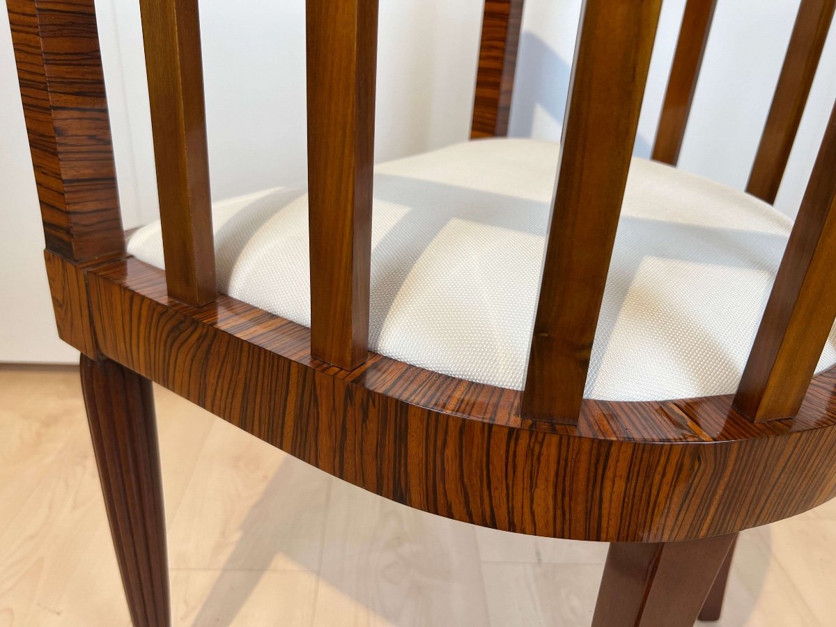 Art Deco Armchair, Macassar And Mahogany, France Circa 1930-photo-7