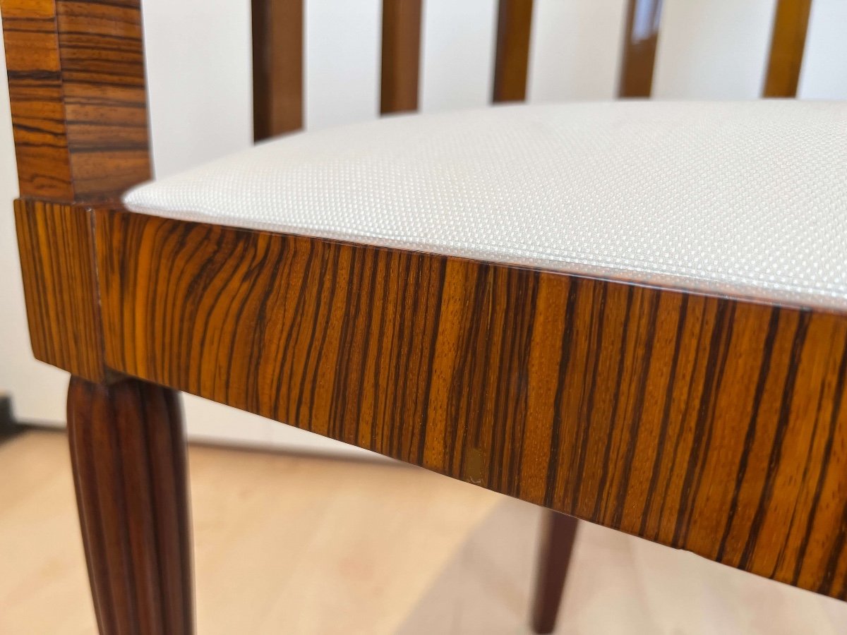 Art Deco Armchair, Macassar And Mahogany, France Circa 1930-photo-8