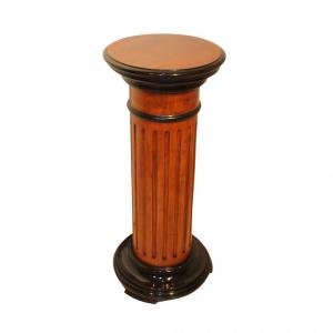 Neoclassical Rotating Column, Beech Wood, Polished French, Germany Circa 1920