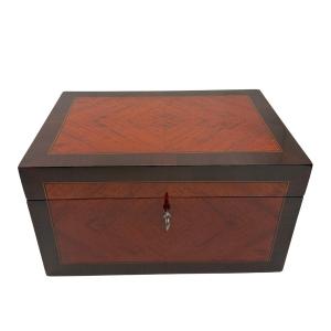 Biedermeier Box, Rosewood, Maple, Ebony, France, Circa 1840