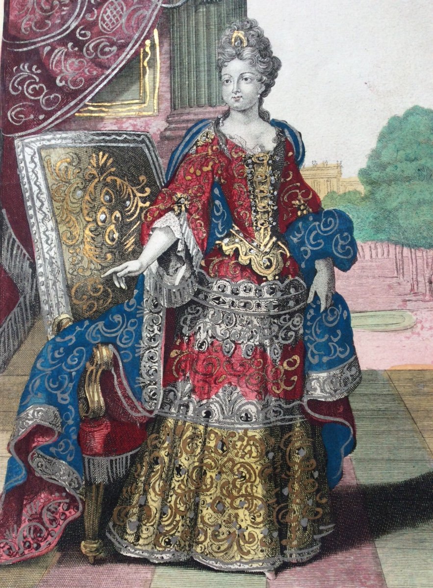 17th Century Engraving, Nicolas Bonnart 1637 1718-photo-4