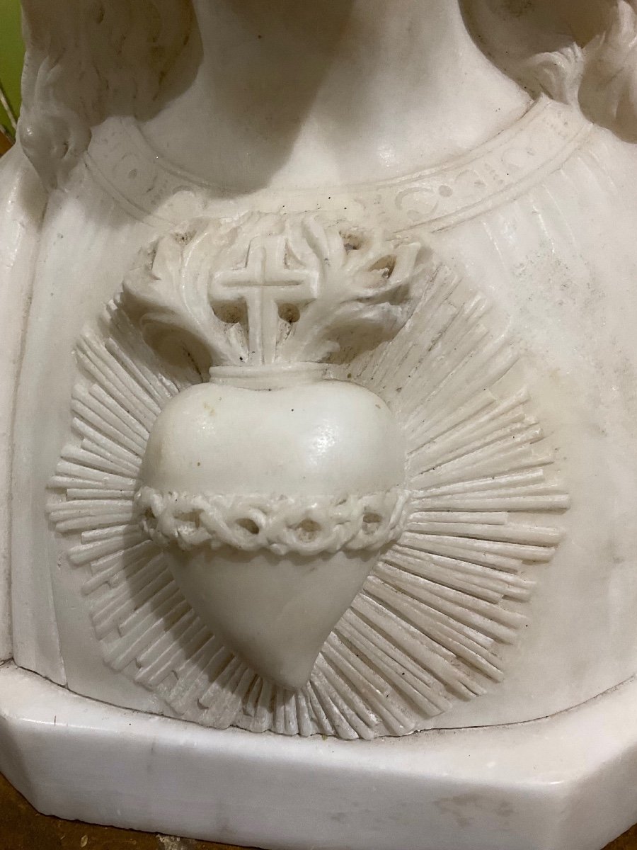 Bust Of Christ With The Sacred Heart -photo-3
