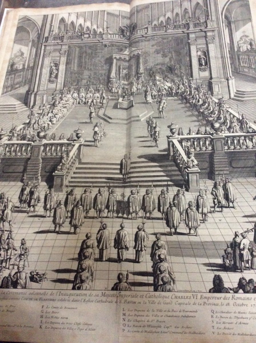 Livre De Fêtes Visite à Gand De L’empereur Charles VI Le 18 Octobre 1717-photo-3