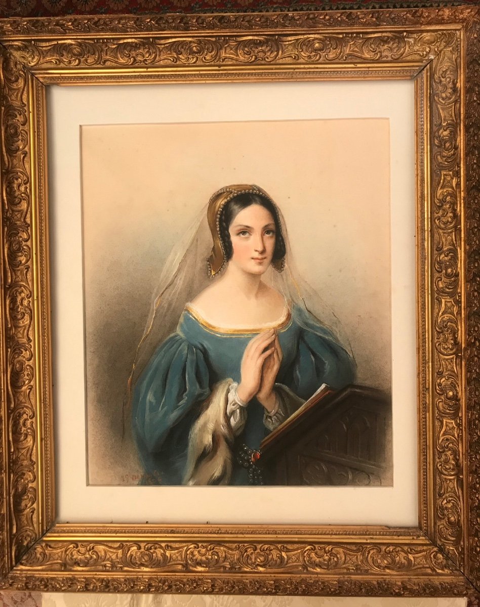 Pastel Lady In Prayer -photo-2