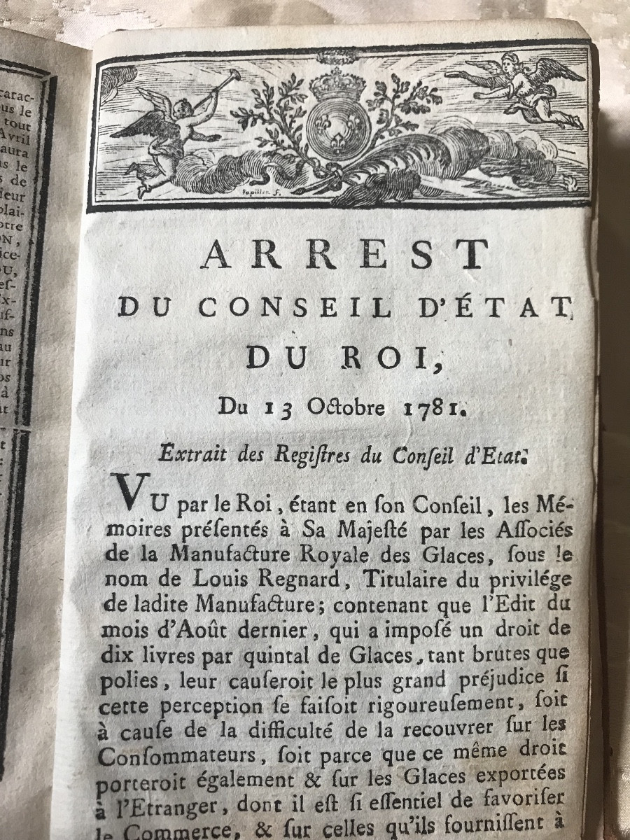 Nouveau Tarif du prix des Glaces 1765-photo-2