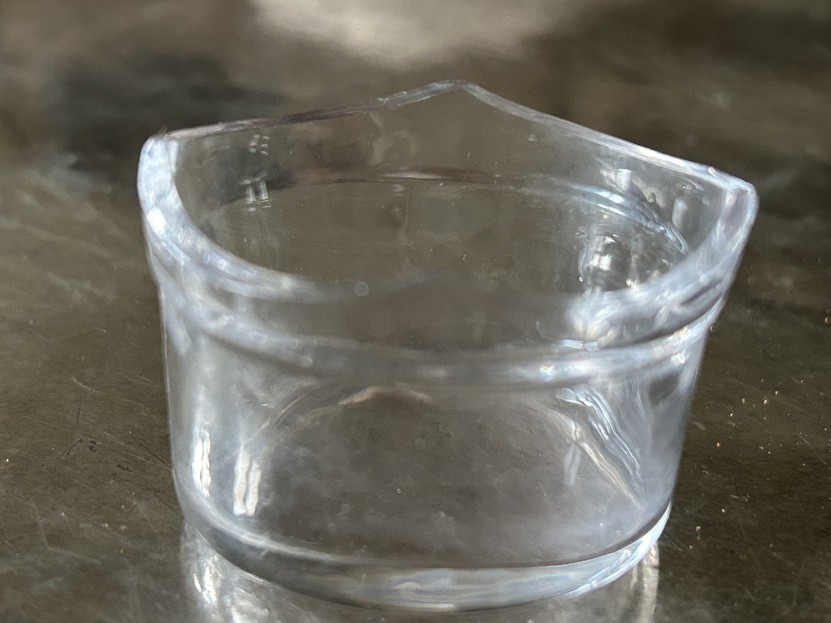 Paire de salerons ou salières en argent style Rocaille époque fin XIX ème siècle-photo-1