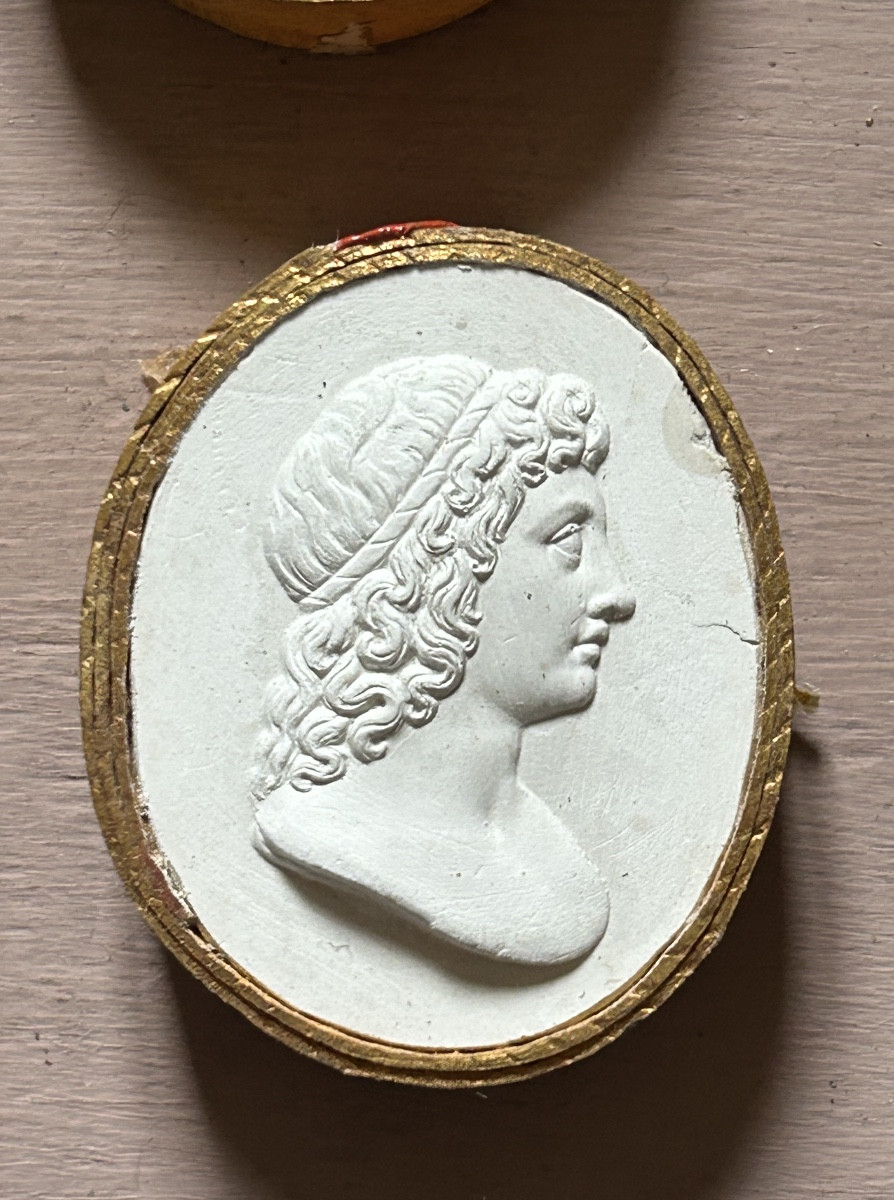 Set Of 10 Plaster Impressions Late 18th Century Early 19th Century-photo-4