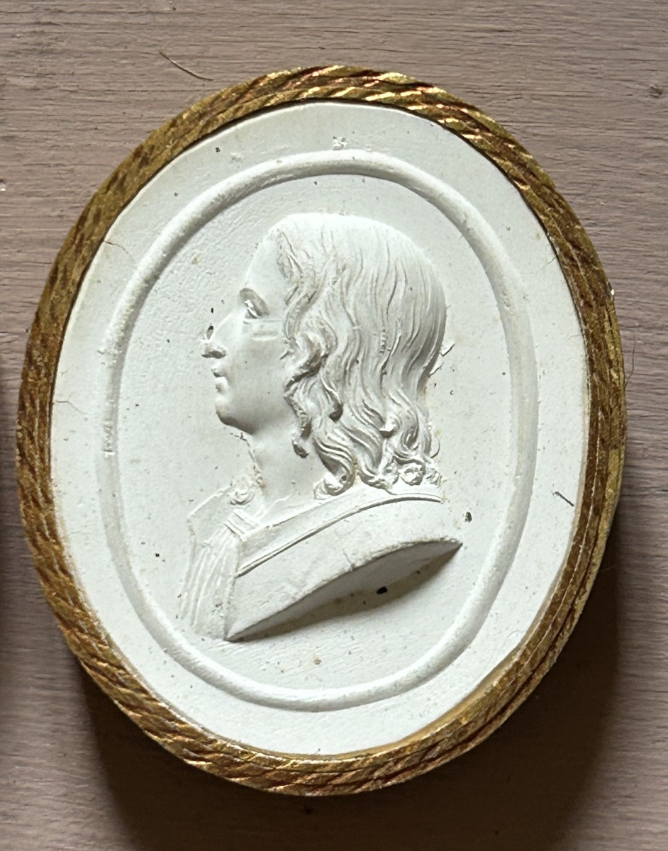 Set Of 10 Plaster Impressions Late 18th Century Early 19th Century-photo-3