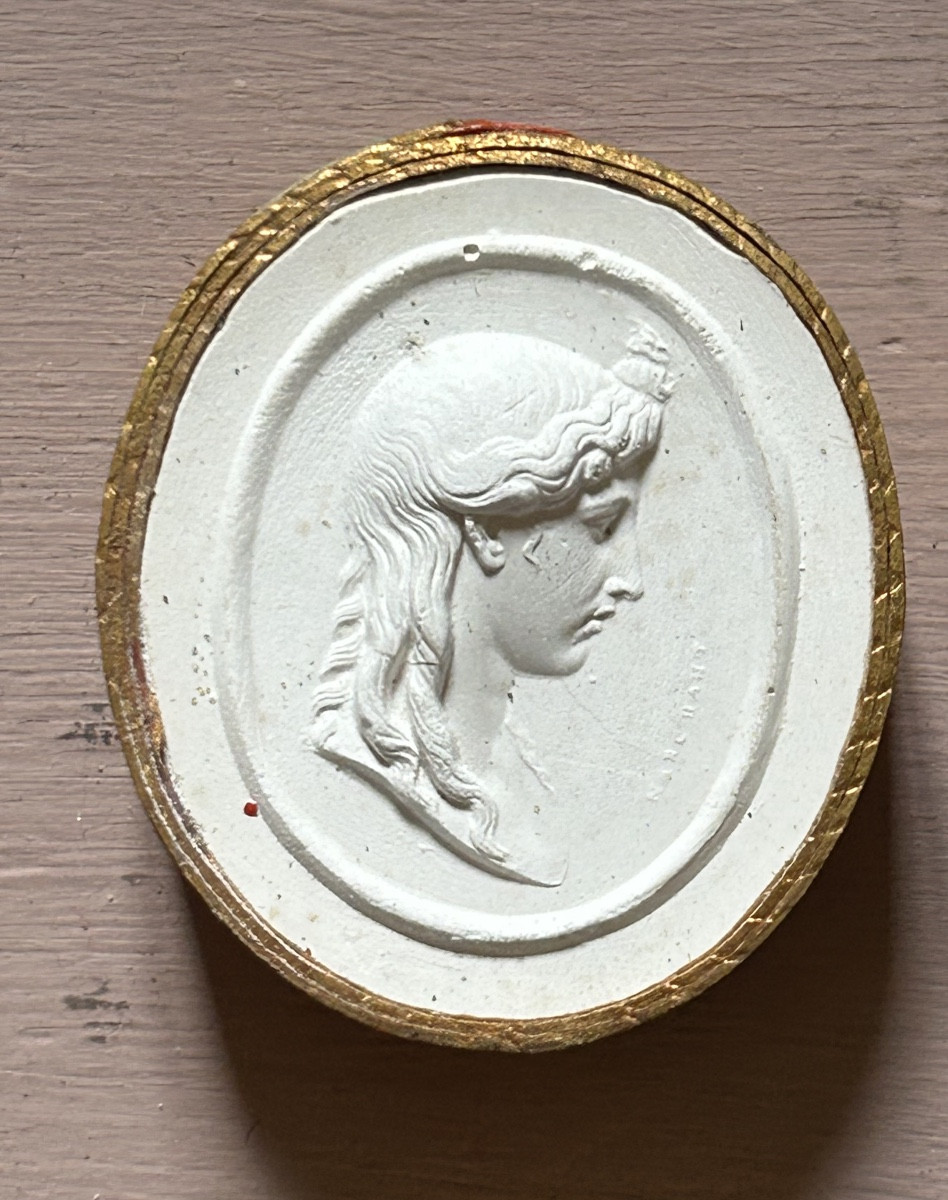 Set Of 10 Plaster Impressions Late 18th Century Early 19th Century-photo-4