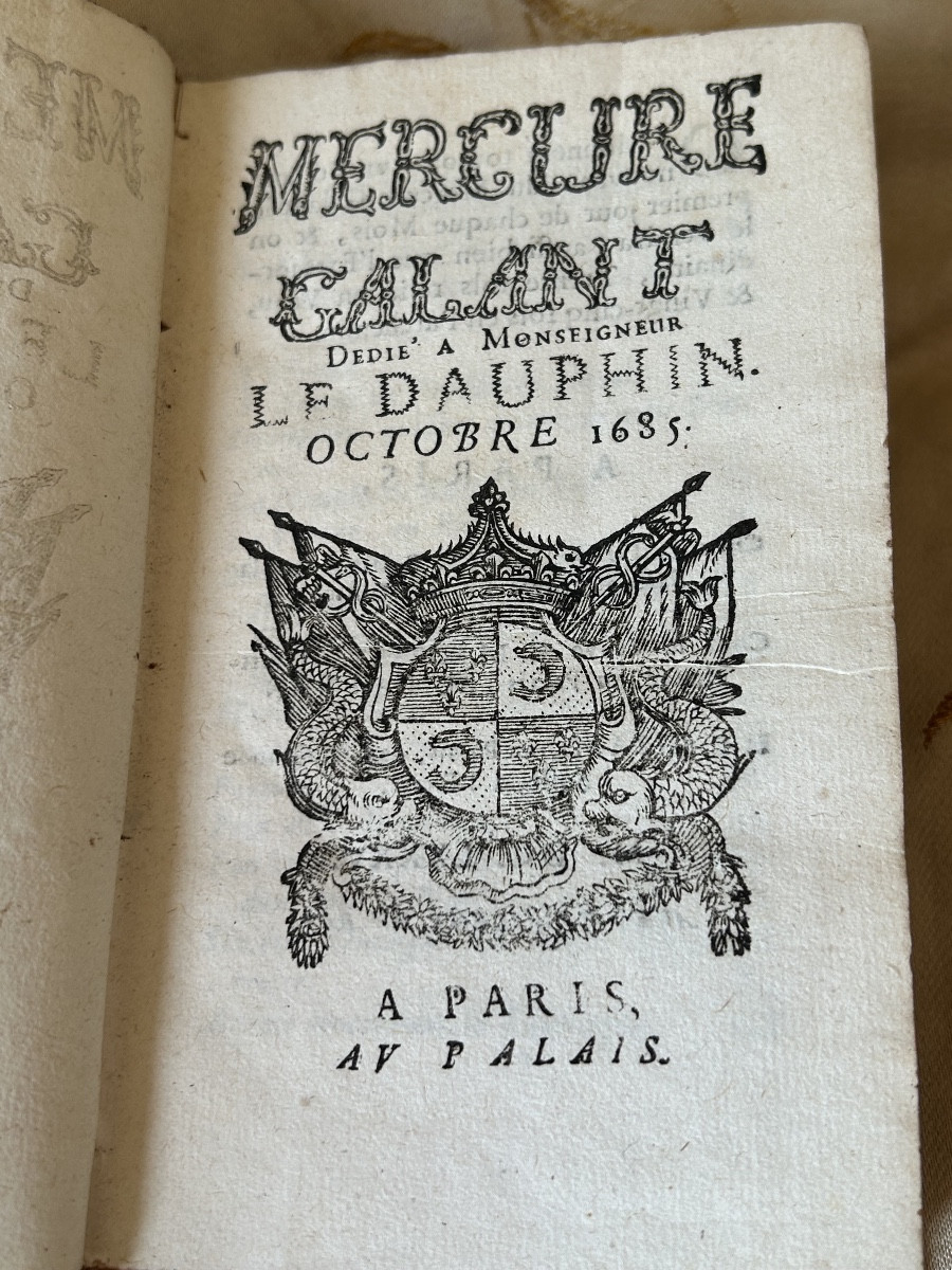 Mercure Galant Octobre 1685