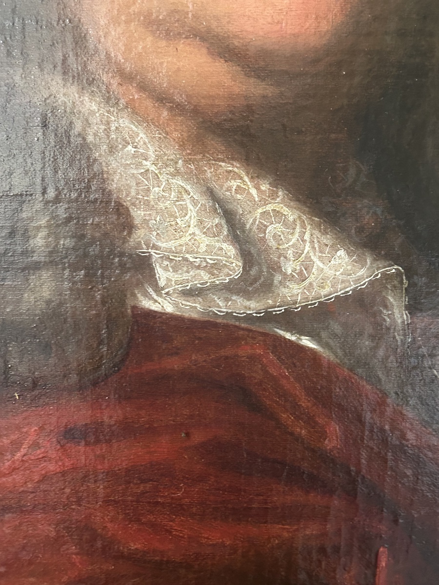 Portrait d’un Président à Mortier École Française suiveur de Rigaud vers 1700-photo-2